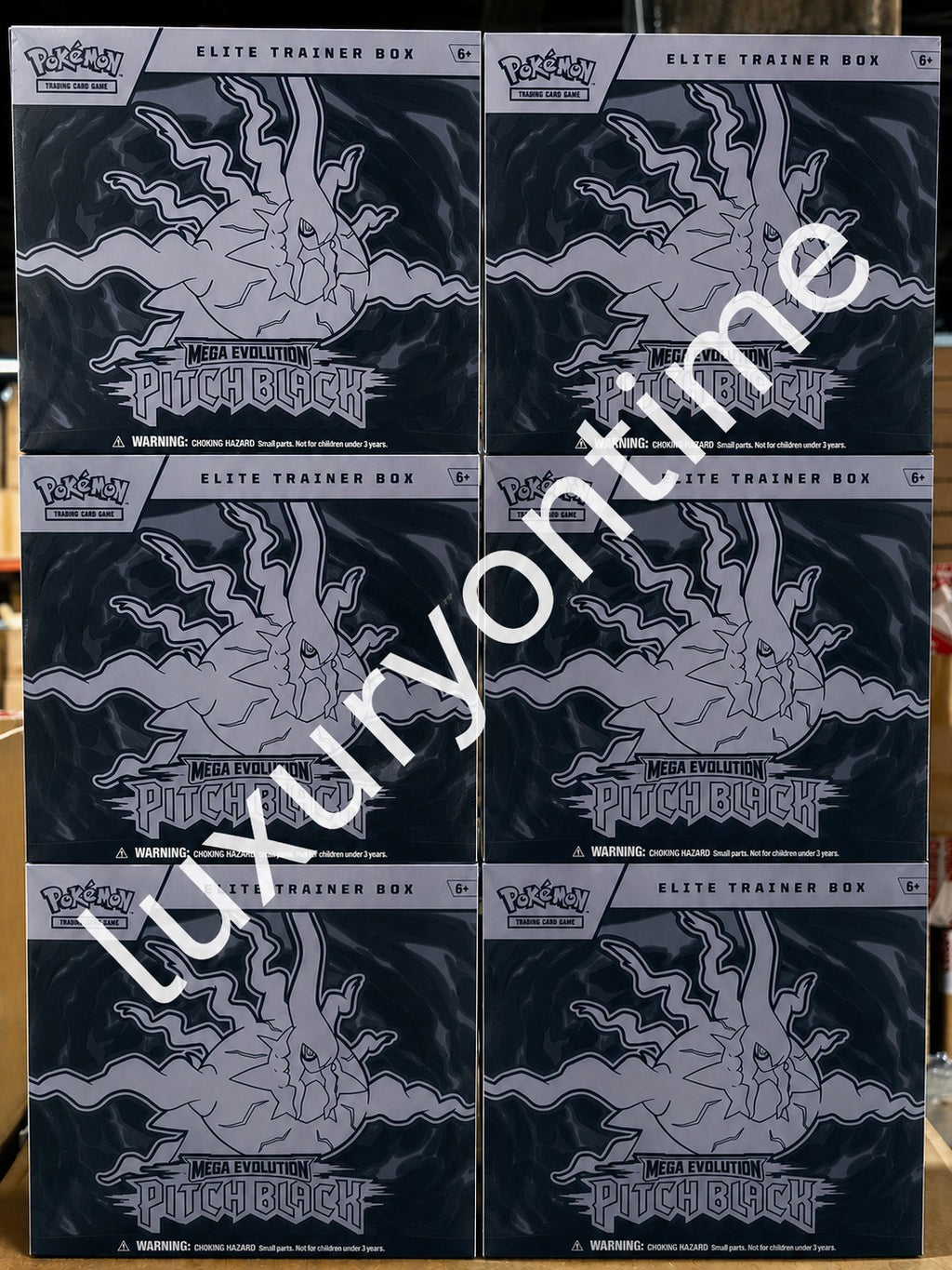 Pokemon Pitch Black Elite Trainer Box (Etb) Mega Evolution Ships Asap
