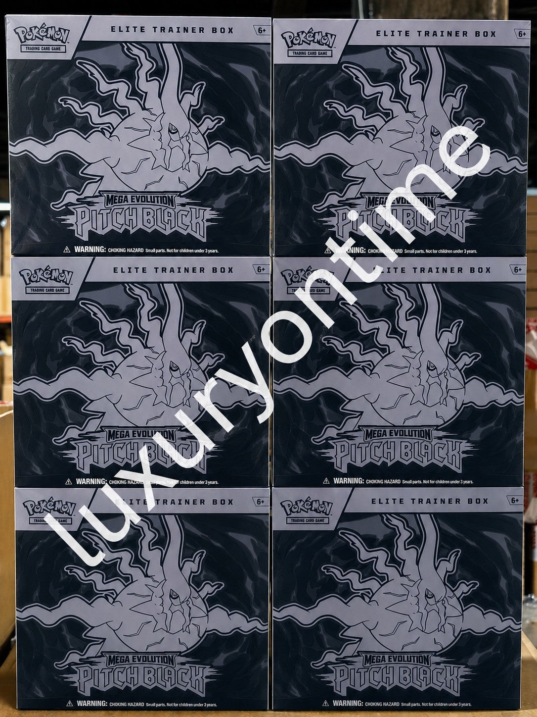 Pokemon Pitch Black Elite Trainer Box (Etb) Mega Evolution Ships Asap
