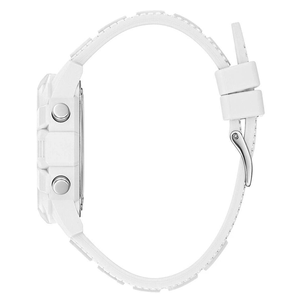 Guess Chronograph Boost Digital 40mm Silicone White GW0015L Women's Watch – view 3