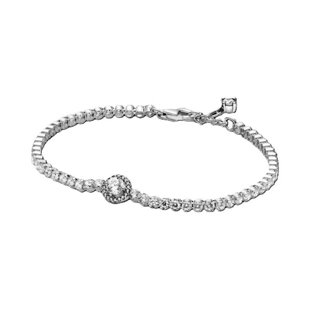 Pandora Sparkling Halo Tennis Bracelet 59941C01-18 – view 3
