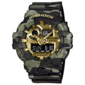 Casio G-Shock GA700CMG-3A Bold Camo and Gold Series Ana-Digi Resin Men's Watch