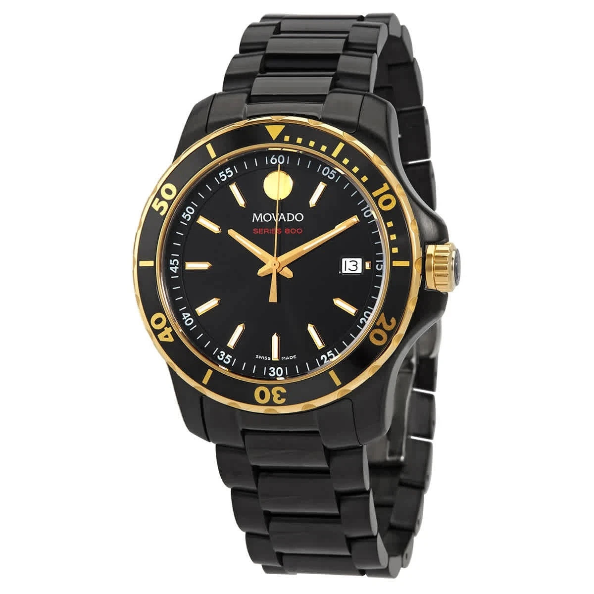 Movado Series 800 Gold & Black PVD 2600161 Quartz Men's Watch