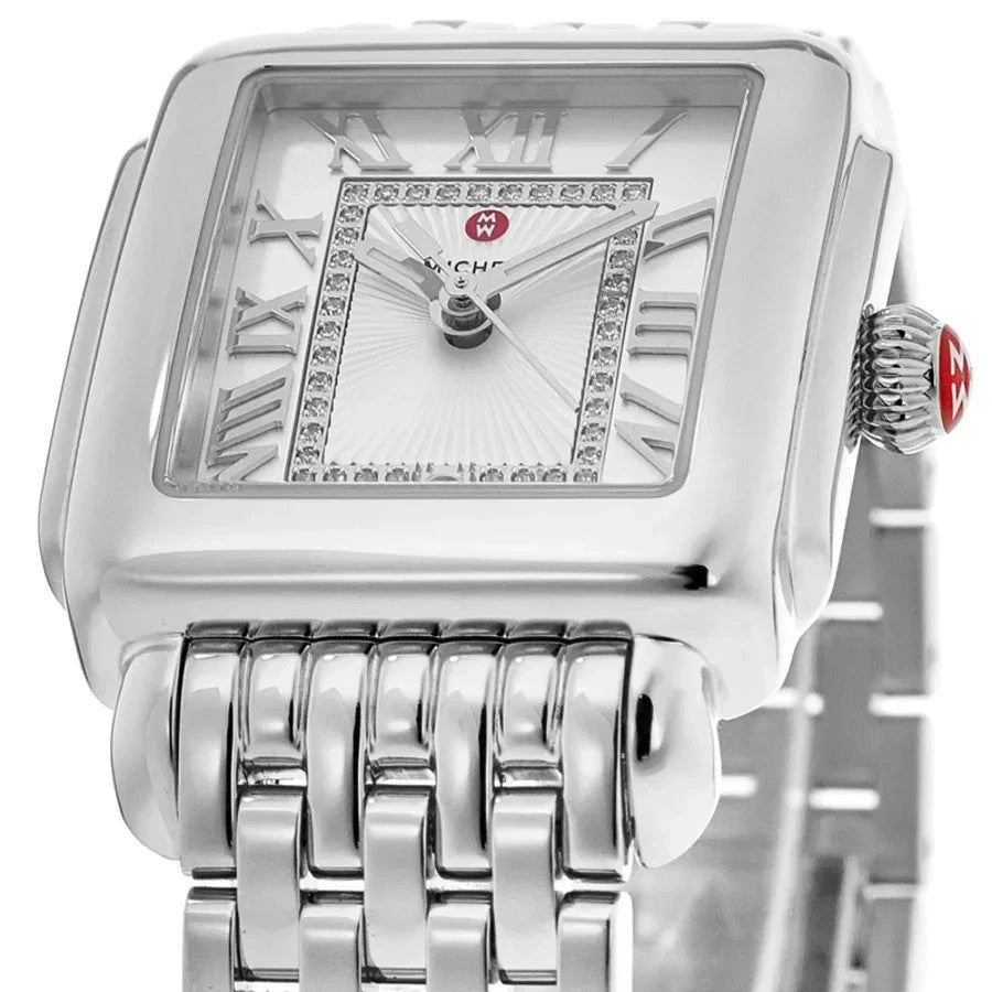 Michele Deco Madison Silver Diamond Dial Steel MWW06G000012 Women's Watch – view 2