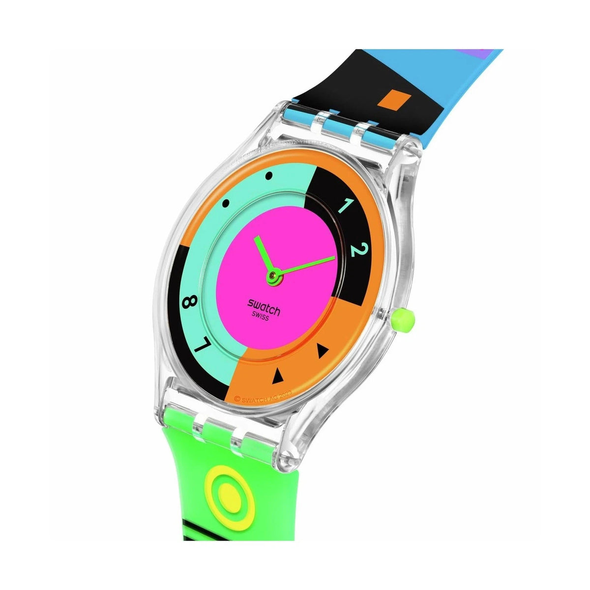 Swatch SS08K119 Neon Racer Adjustable Analog Quartz 34mm Unisex Watch – view 2