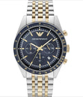 Emporio Armani Chronograph Sport Two tone Blue Dial AR6088 Men's Watch