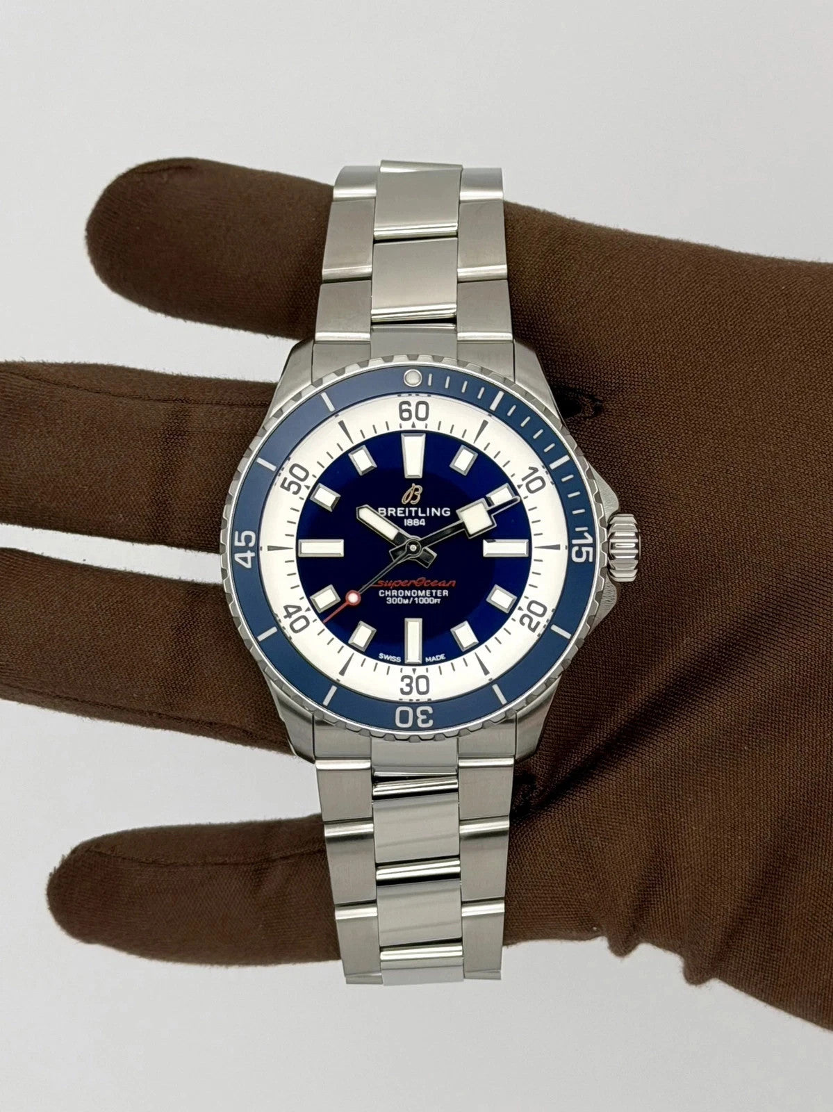 Breitling 2026 Superocean 42mm Stainless Steel A17375E71C1A1 Men's Watch