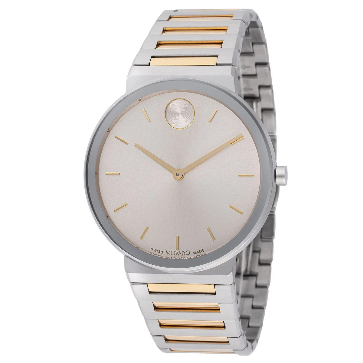 Movado 3601075 Bold Horizon Gold-Tone Dial Quartz Fast Ship Men's Watch