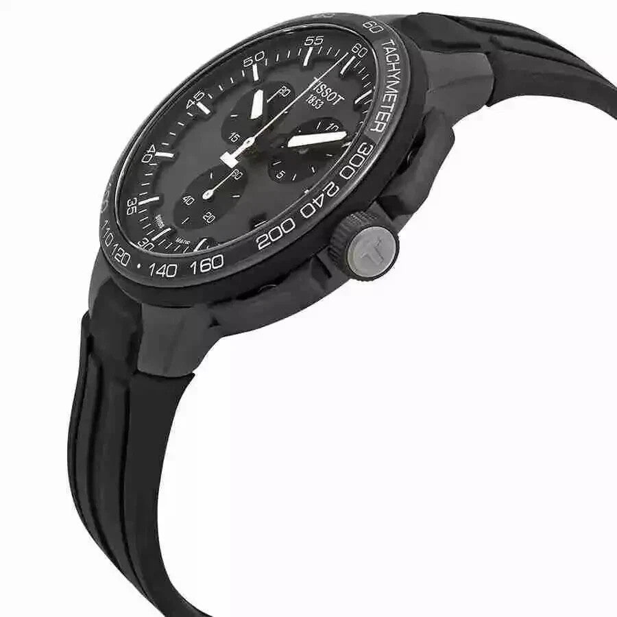 Tissot T-Race T111.417.37.441.03 Gray Dial Silicone Strap Men's Watch – view 2