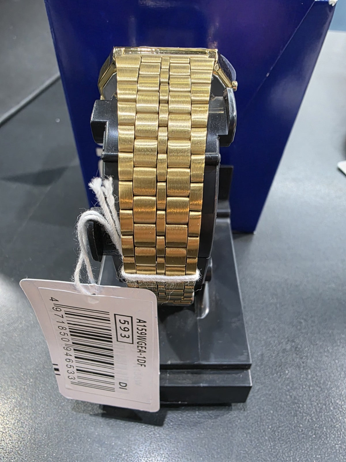 Casio A159WGEA-1DF Vintage Gold Tone Classic Digital Unisex Watch – view 4