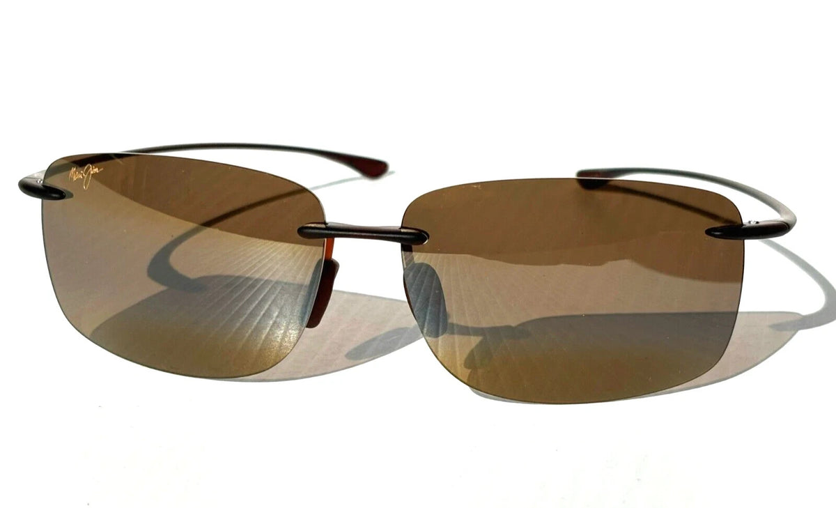 Maui Jim Hema Matte Rootbeer Polarized Hcl Bronze Lens Sunglass H443-26M