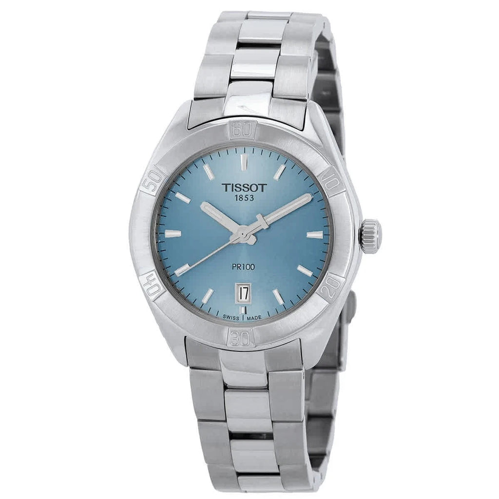 Tissot PR 100 Quartz Light Blue Dial T1019101135100 Women's Watch