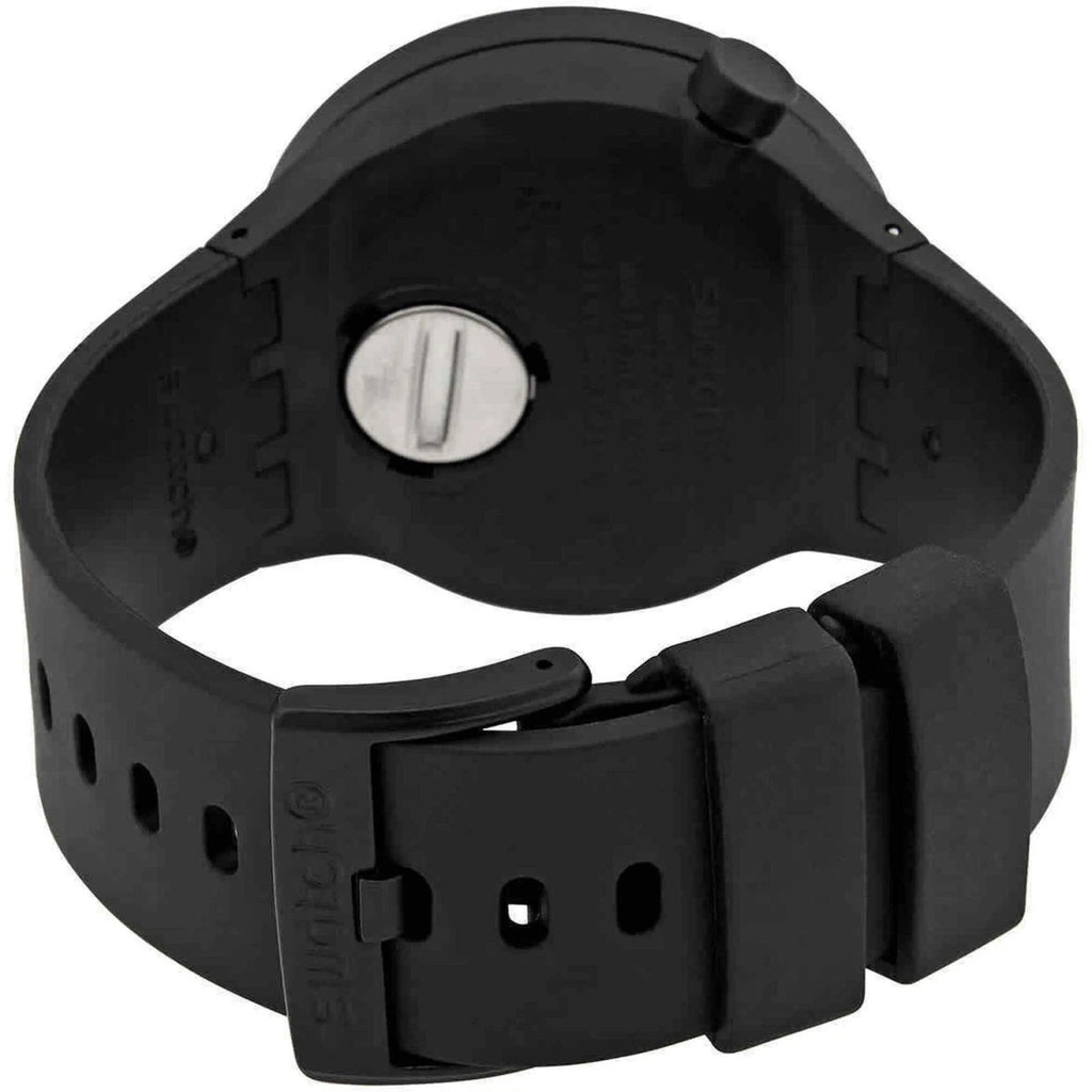 Swatch Bioceramic C-Black Swiss Quartz Semi Skeleton Dial SB03B100 Unisex Watch – view 3