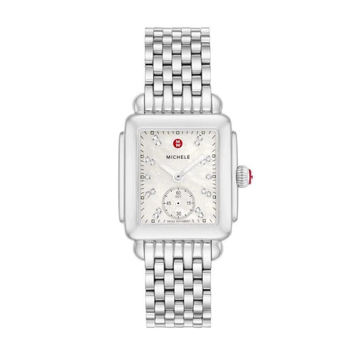 Michele Deco Mid Diamond Dial MOP MWW06V000002 29mm Women's Watch