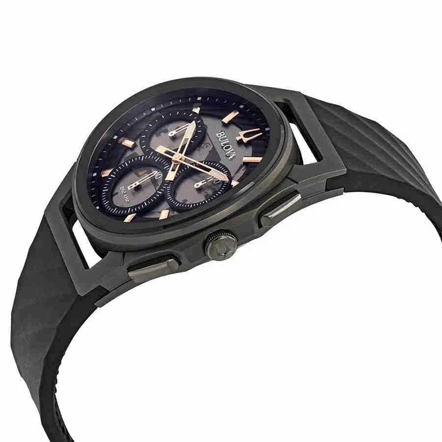 Bulova Curv Chronograph Dark Gray Dial 98A162 Men's Watch – view 2