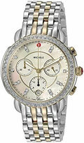 Michele Sidney Diamond Two-Tone Stainless Steel (MWW30A000005) Women's Watch