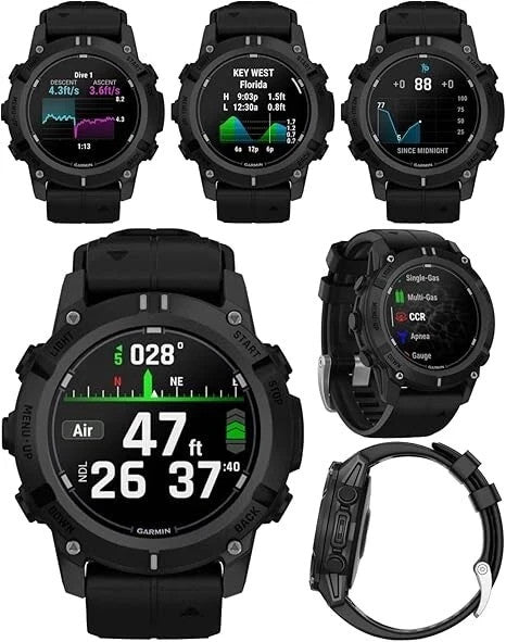 Garmin Descent G2 -Style 1.2" AMOLED Dive Computer Smartwatch Watch – view 3