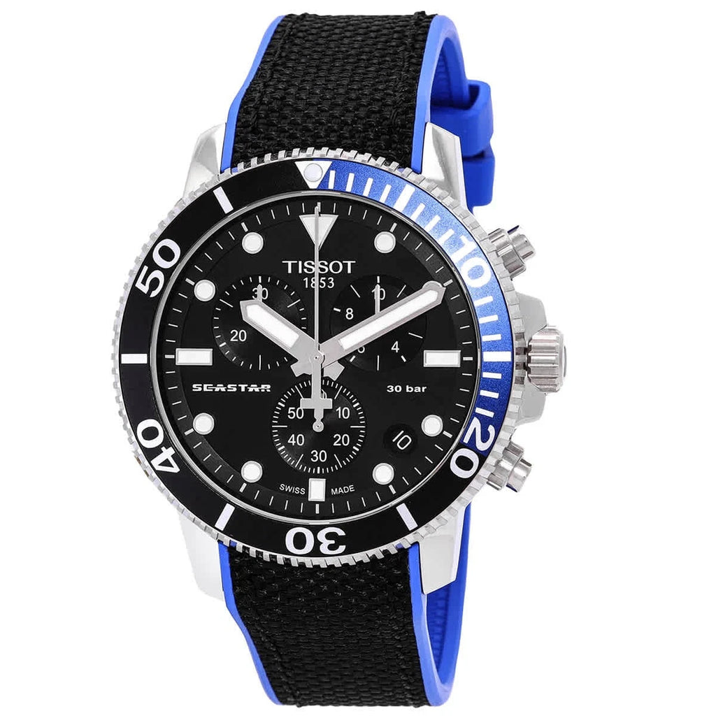 Tissot Seastar 1000 Chronograph Quartz Black Dial T120.417.17.051.03 Men's Watch