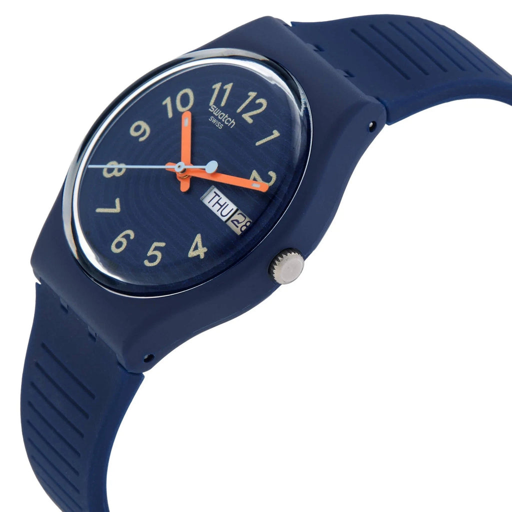 Swatch Trendy Lines At Night Quartz Blue Dial SO28I700 Unisex Watch – view 2