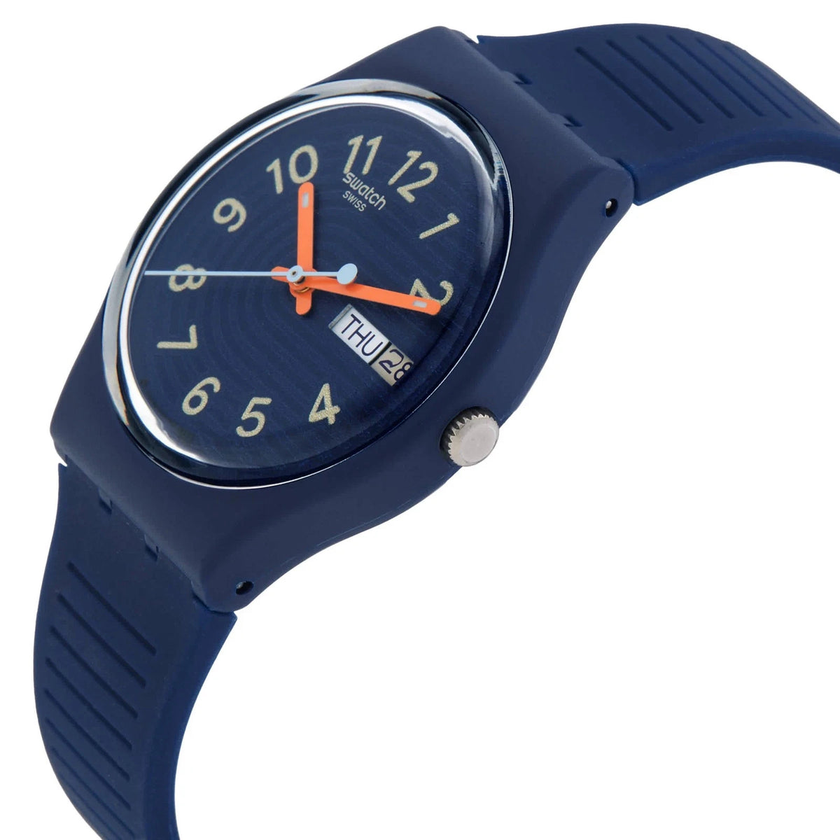Swatch Trendy Lines At Night Quartz Blue Dial SO28I700 Unisex Watch – view 2
