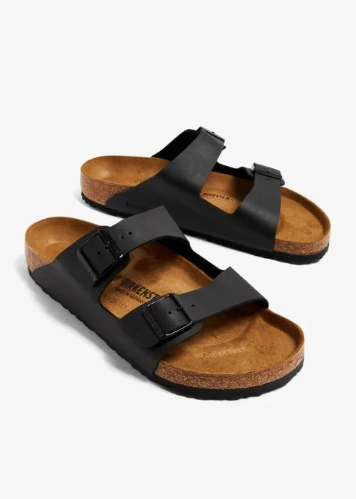 Birkenstock [51791] Men's Arizona Birko-Flor Black Sandals Size 6 US