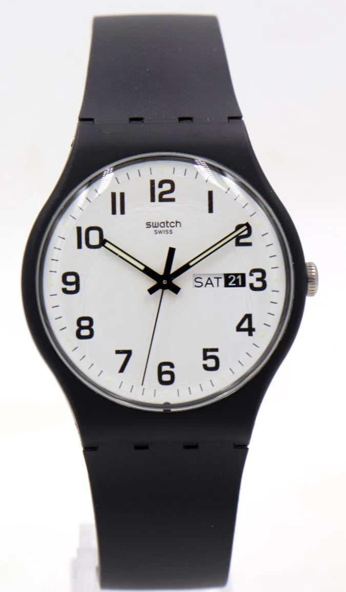 Swatch Swiss Originals Classic Twice Again Black Day-Date SO29B703 Unisex Watch – view 2