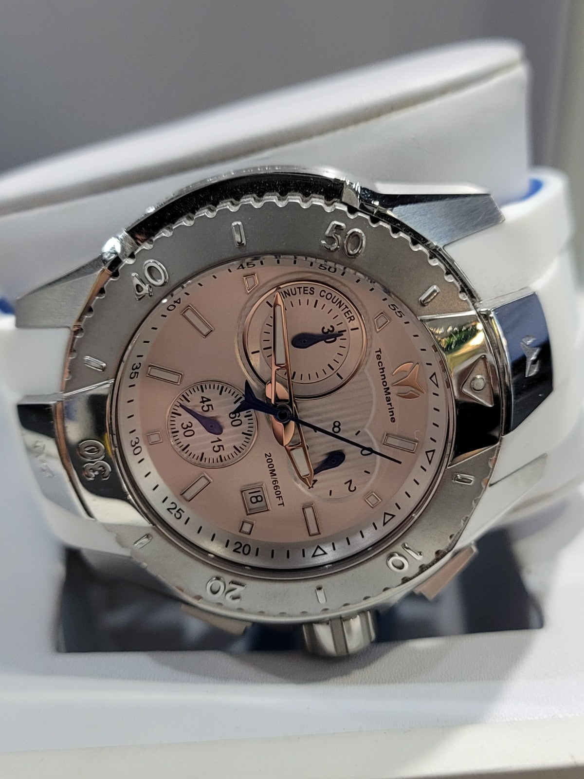 TechnoMarine UF6 Chronograph Quartz Silver Dial TM-616004 Men's Watch – view 5