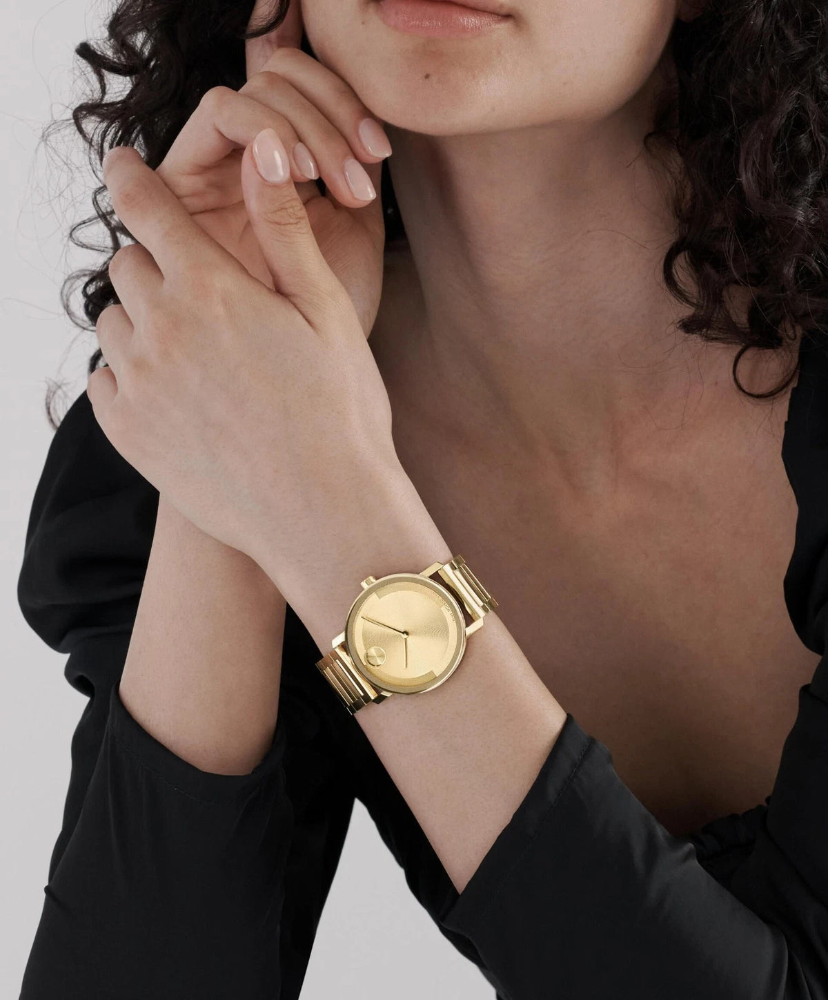 Movado Bold Evolution 2.0 Stainless Steel Gold Tone 40mm 3601095 Unisex Watch – view 4
