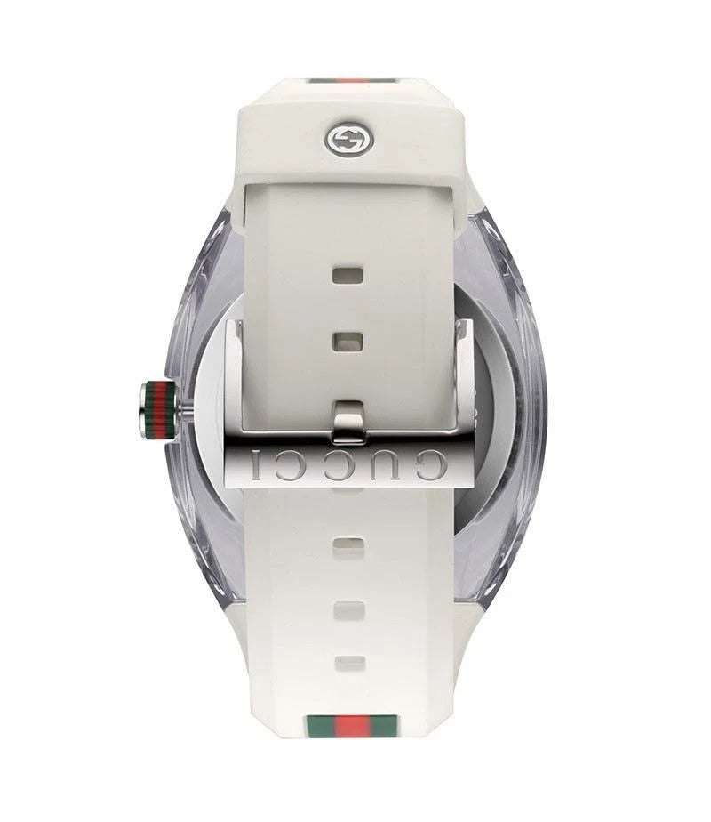 Gucci Sync XXL 46mm YA137102 White Rubber Band Dial Men's Watch – view 3