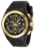 TechnoMarine TM-119016 Cruise Star Gold 45mm Roman Numeral-Dial Men's Watch