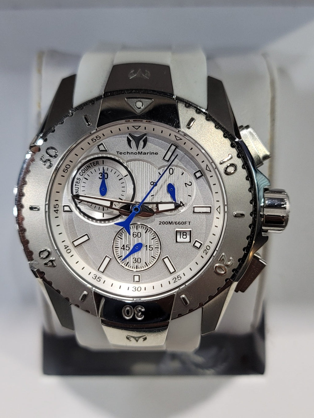 TechnoMarine UF6 Chronograph Quartz Silver Dial TM-616004 Men's Watch