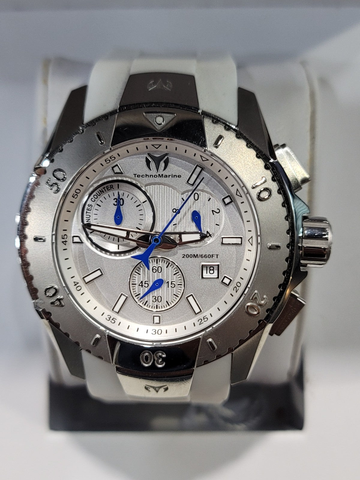 TechnoMarine UF6 Chronograph Quartz Silver Dial TM-616004 Men's Watch