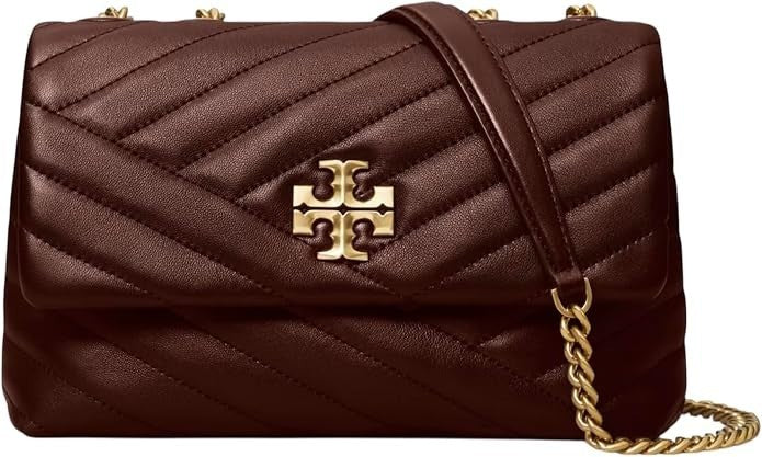 Tory Burch Women's Small Kira Chevron Convertible Shoulder Bag Tempranillo