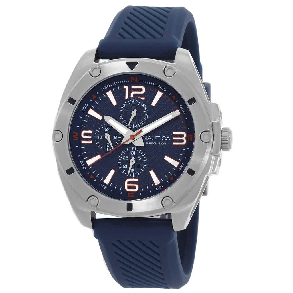 Nautica Tin Can Bay Multifunction Quartz Blue Dial NAPTCS224 Men's Watch