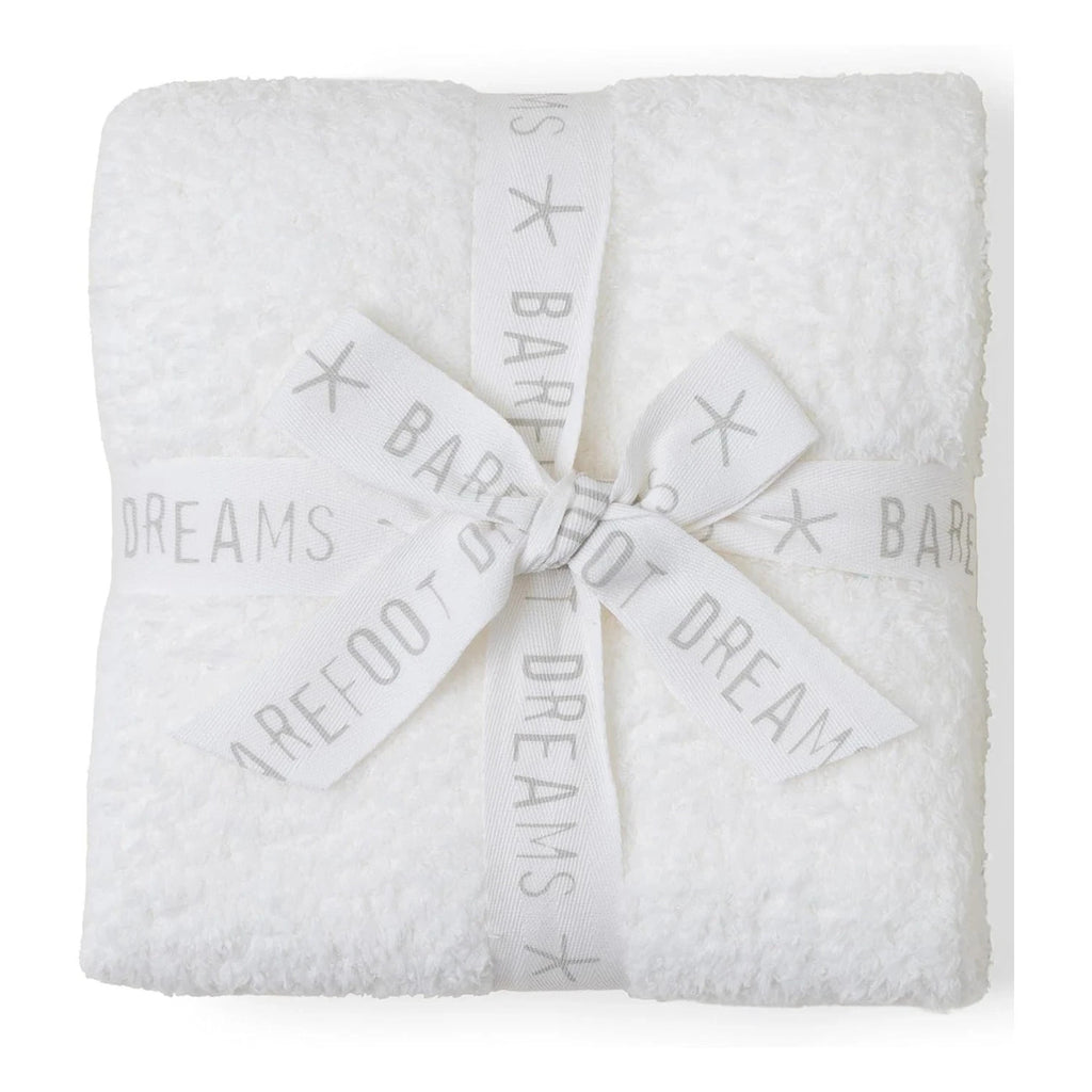 Barefoot Dreams CozyChic Durable Lightweight Stroller Blanket Pearl One Size