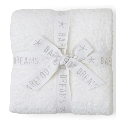 Barefoot Dreams CozyChic Durable Lightweight Stroller Blanket Pearl One Size