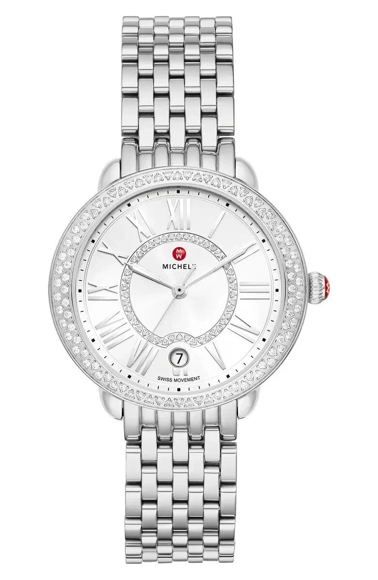 Michele MWW21B000143 Serein With Silver Sunray Dial Diamond Women's Watch
