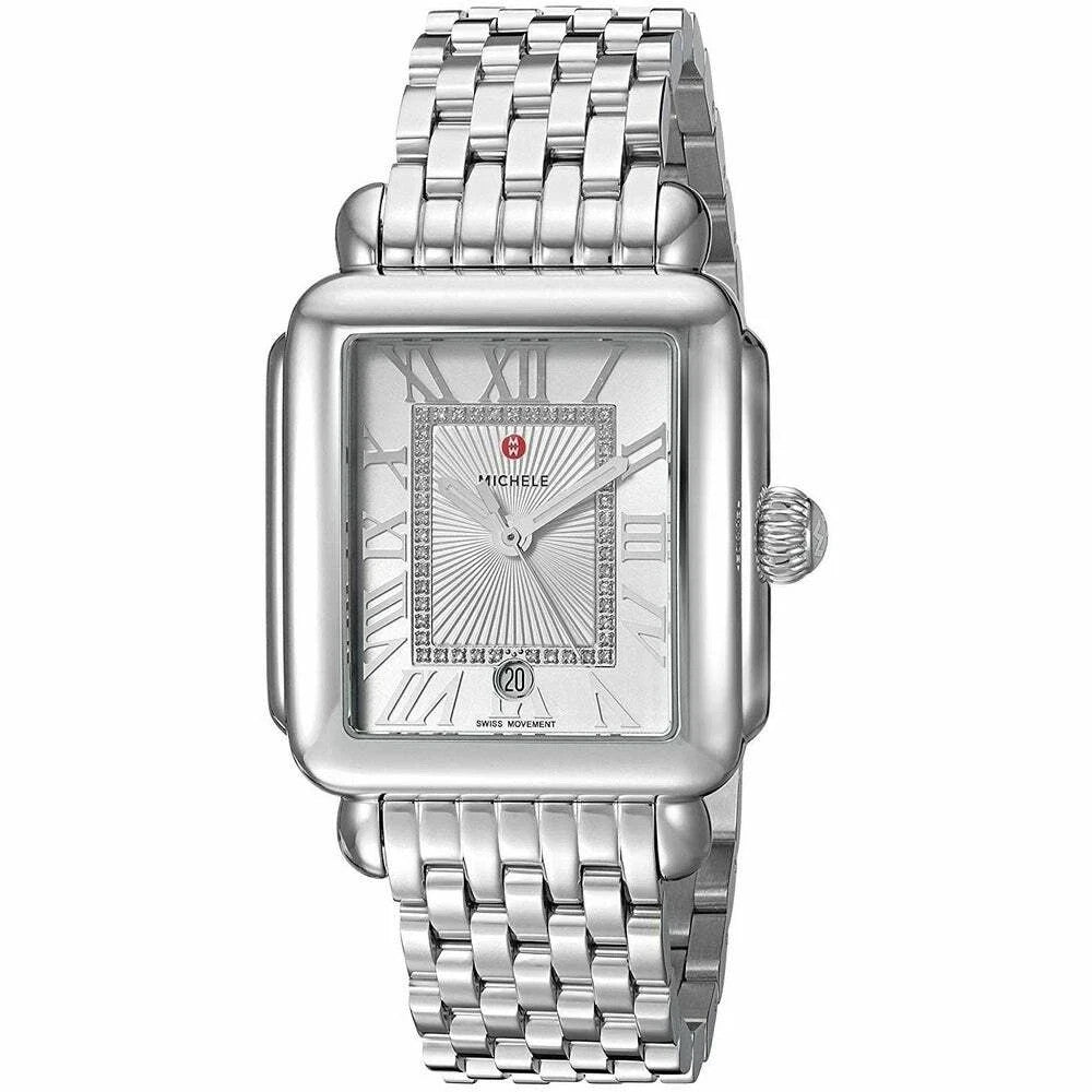 Michele Deco Madison Diamond Dial With Roman Numerals MWW06T000141 Women's Watch