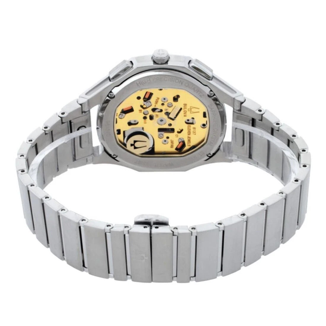 Bulova Curv Chronograph Translucent Brown Dial Quartz 96K117 Men's Watch – view 3
