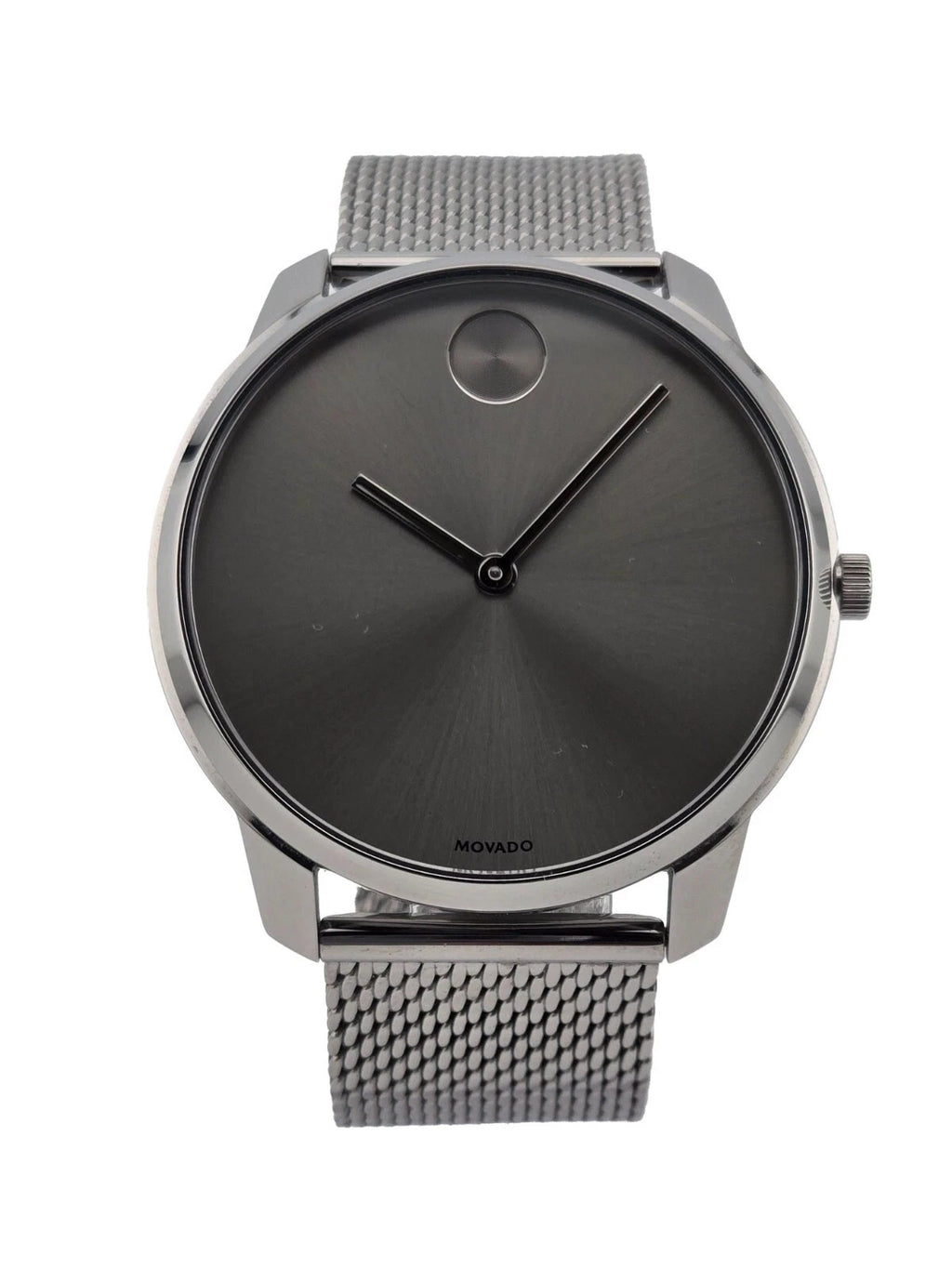 Movado Bold 3600599 Gunmetal Gray Dial Stainless Steel Men's Watch