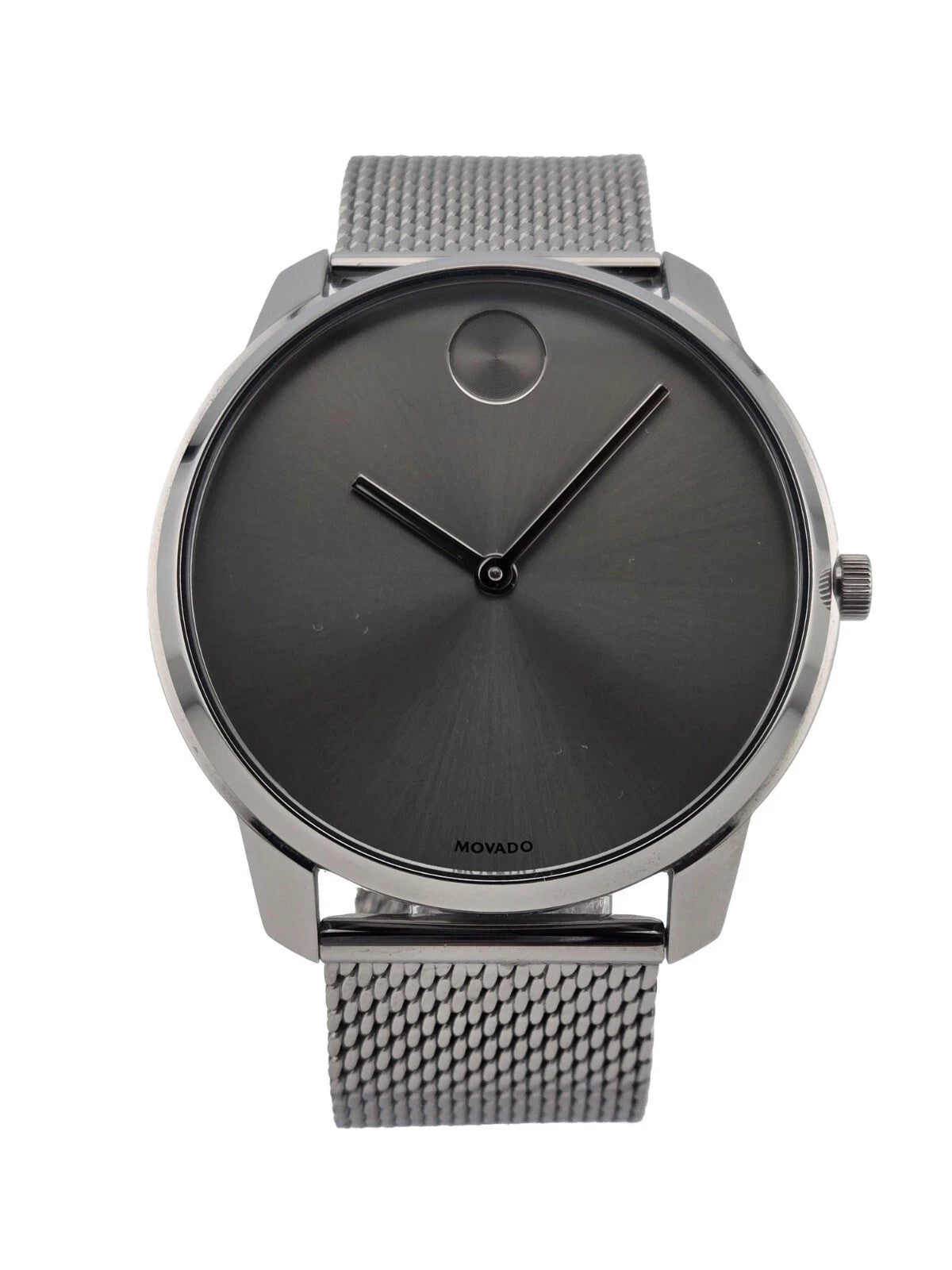 Movado Bold 3600599 Gunmetal Gray Dial Stainless Steel Men's Watch