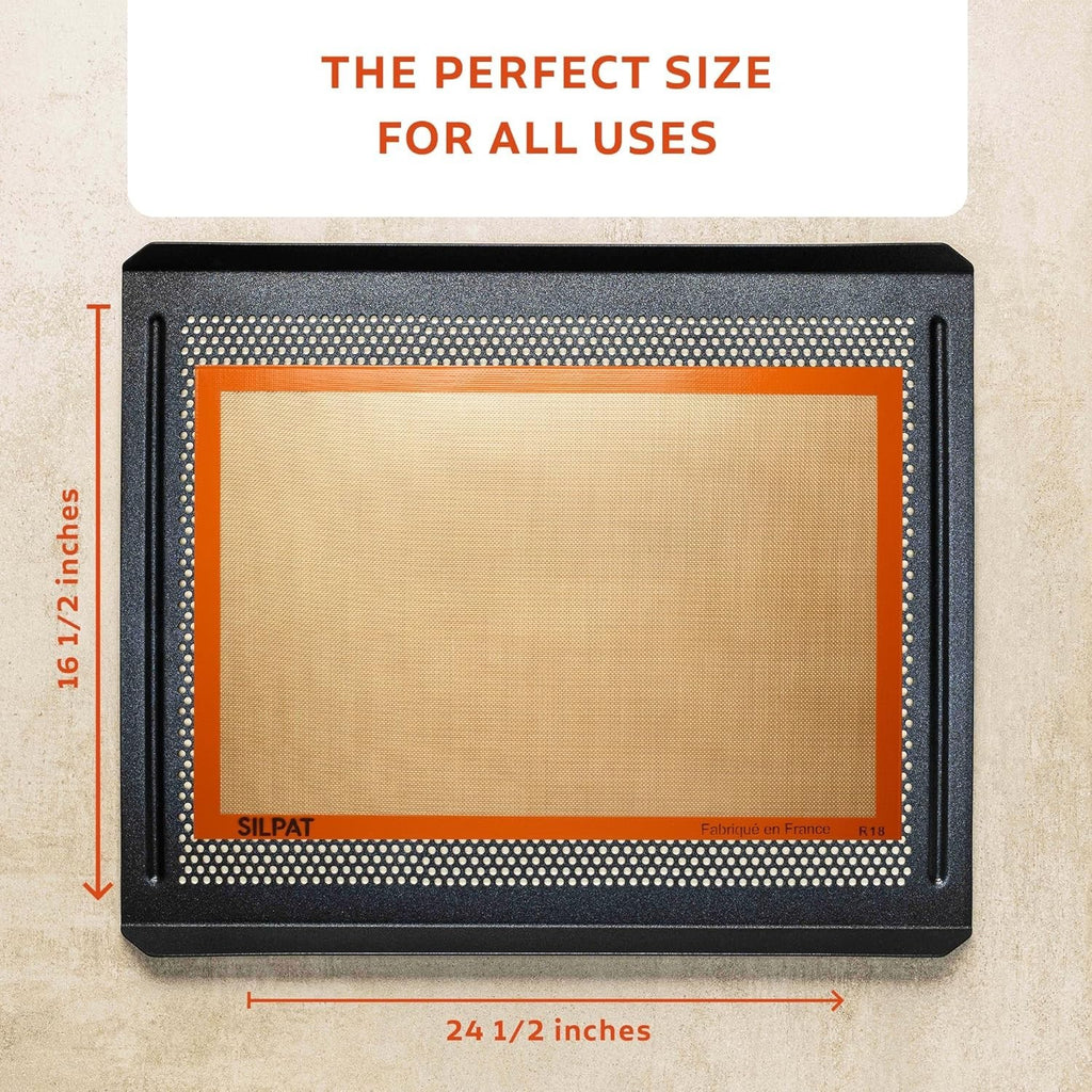 The Original Premium Non-Stick Silicone Baking Mat Full Size 16-1/2" X 24-1/2" – view 3