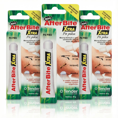 6 Xtra After Bite Anti-itch Gel Instant Sting Relief 0.7 Oz- 6 Pack Exp 09/26