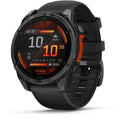 Garmin Fenix 8 47mm AMOLED Slate Gray w/Black Silicone Band Unisex Watch