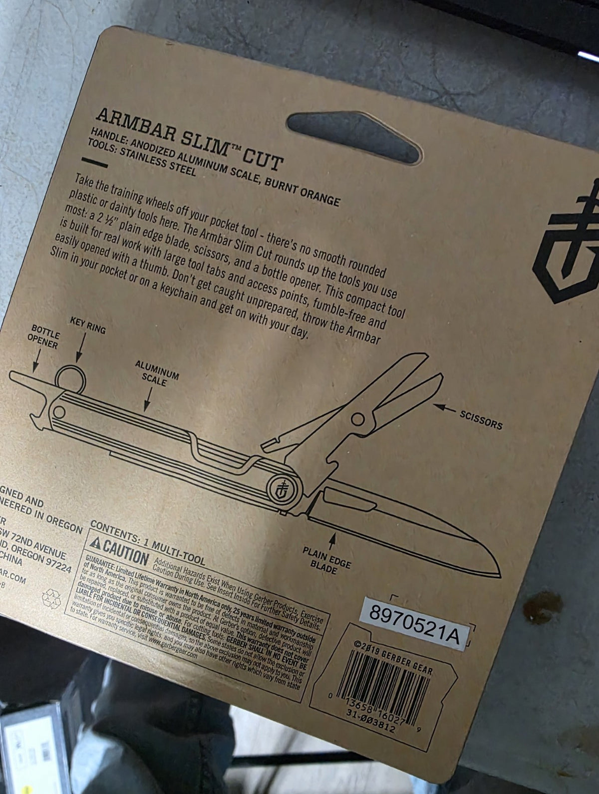 Gerber Armbar Slim Cut Multi-Tool Sealed 3 Tools – view 2