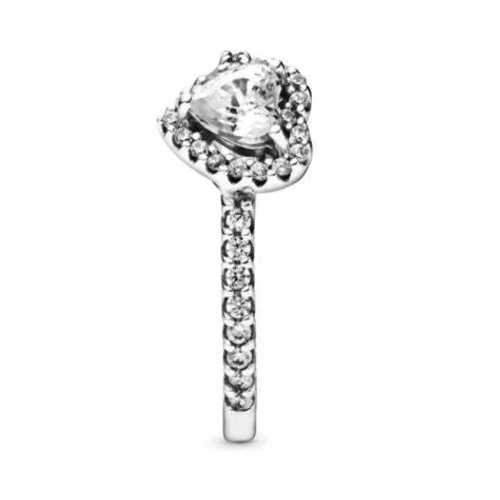 Pandora 198421C01-52 Elevated Heart Ring Size 52 – view 2