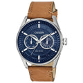 Citizen Eco-Drive CTO Blue Dial Brown Leather 42mm Steel BU4020-01L Men's Watch