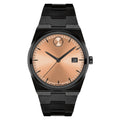 Movado Bold 3601244 Rose Gold Dial Black Stainless Steel Quartz 40mm Unisex Watch
