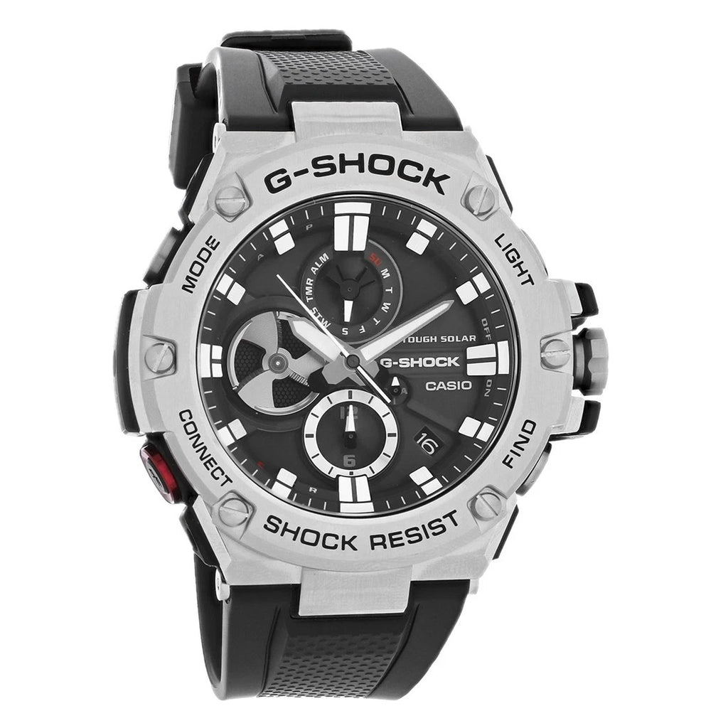 Casio Dual Time Quartz Chronograph GSTB100-1A Men's Watch