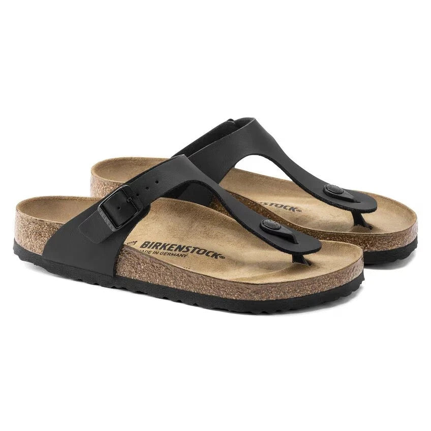 Birkenstocks Gizeh BS Black 43691 Birko-Flor Sandels Size 11 – view 2