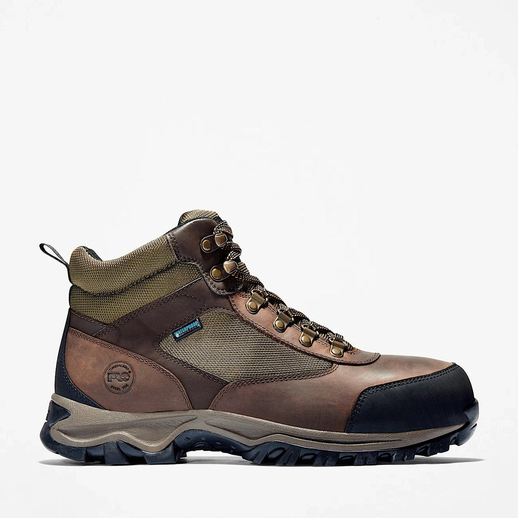 Timberland Men's Keele Ridge Steel Toe Waterproof Brown TB1A1Q80214 Size 10.5